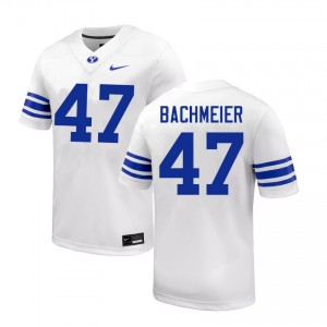 Men Bear Bachmeier White BYU Cougars #47 College Football 2025-26 Jerseys 832074-241