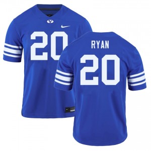 Mens Carsen Ryan Royal BYU Cougars #20 College Football Limited Jersey 878523-810