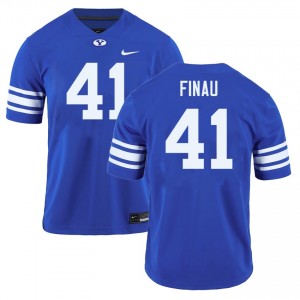 Mens Lucky Finau Royal BYU Cougars #41 College Football 2025 Jersey 837124-519