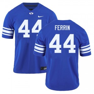 Men's Will Ferrin Royal BYU Cougars #44 College Football Official Jersey 517399-993