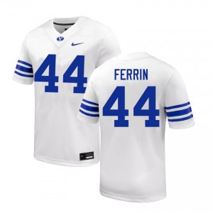 Men Will Ferrin White BYU Cougars #44 College Football Game Jersey 551516-987