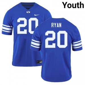 Youth Carsen Ryan Royal BYU Cougars #20 College Football 2025 Jersey 355641-905